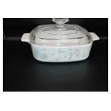 Corning Pastel Bouquet 1 Lt w/lid Casserole Dish