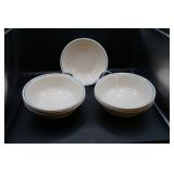 Corelle Ware Bowls w/1 Blue Stripe