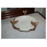 Bowl w/Reindeer by St Nicholas Ware