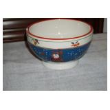 Footed Bowl Snowman by Oneida