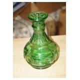 Vtg Wheaton Green Vase