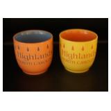 2 Coffee Mugs from Highland NC