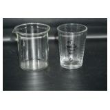 2 Measuring Glasses