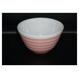 Pyrex Pink Striped Bowl 1 1/2 Pint