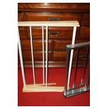 2 Indoor Drying Racks 1 Metal, 1 Wooden