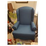 Contermpory Queen Anne Wing Back Chairs