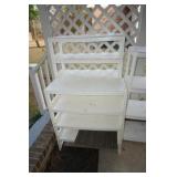 Collection of  Plastic Stackable Shelving