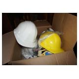 Box lot with Hard Hats