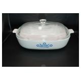 Corningware Blue Cornflower 9.5in w/lid