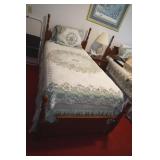 Vtg Maple Twin Bed by Dixie Furniture
