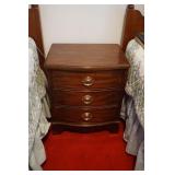 Vtg Bedside 3 Drawer Table by Dixie Furniture