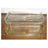 Collection of 2 Vtg Butter Dishes