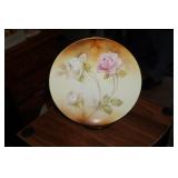 R&S Germany Decorative Plate w/roses