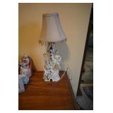 Dresser Lamp w/Victorian Man/Woman