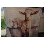 NIP Canvas Painting Baby Lamb