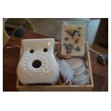 Tea Light Candle Holder w/scent sticks New