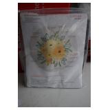 DIY Embroidery Kit NIP  Flowers