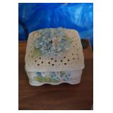 Blue Flower Container