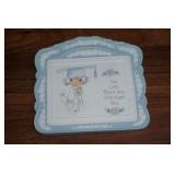 PM Plaque The Bless You & Keep You blue