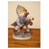 Large Hummel Style Little Girl Figurine