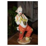 Clown Figurine Playing an Instrument