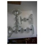 NIP Set of 3 Glass Candle Holders