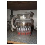 VTG Mid Century Pitcher with Arrow Pattern