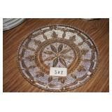 VTG Round Glass Platter