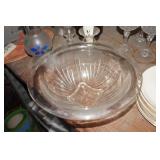 VTG Starburst Pattern Glass Bowl