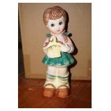 Little Girl w/Yellow Basket