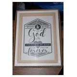 NIP Religious God Is The.... Wall Decor