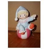 Little Boy on Ball Figurine