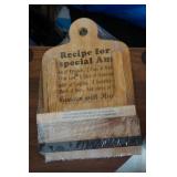 NIP Cutting Board Recipe for a Special Aunt