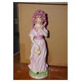 Picture of a Victorian Lady in Pink Dress