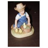 85 Little Boys w/chickens by Denim Days