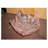 Pink Tulip Shaped Bowl