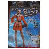 Santa Snowflake Darling Sz Medium