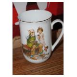 Norman Rockewell Coffee Cup The Cobbler