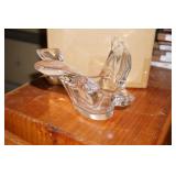 Art Glass Clear Bird