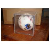 Signed Baseball from Durham Bull 6-18-2001