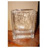 Rectangle Clear Vase