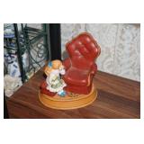 Enjoying the Night Before Christmas Figurine