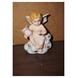 Cherub Playing a Harp