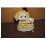Figurine of Momma & Baby Dog