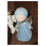 Blue Ceramic Angel