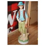 Young Boy w/apple basket