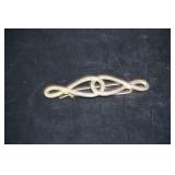 Vtg Ladies Metal Hair Clip