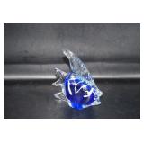 Blue and White Art Glass Fish