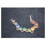 Multi Colored Stone Bracelet