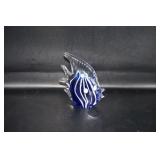 Blue and White Art Glass Fish